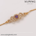 74725 Xuping jewellery store interior design luxury geometric gold bracelet free jewelry sample